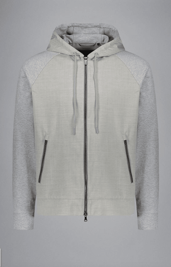 Paul & Shark - Hoody Loro Piana Green Storm System™ - LE CAPITAINE D'A BORD