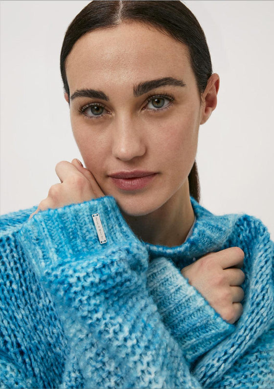 Paul & Shark Ladies - Chandail col rond de laine traitement délavé pour femme - LE CAPITAINE D'A BORD