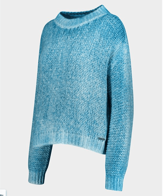 Paul & Shark Ladies - Chandail col rond de laine traitement délavé pour femme - LE CAPITAINE D'A BORD