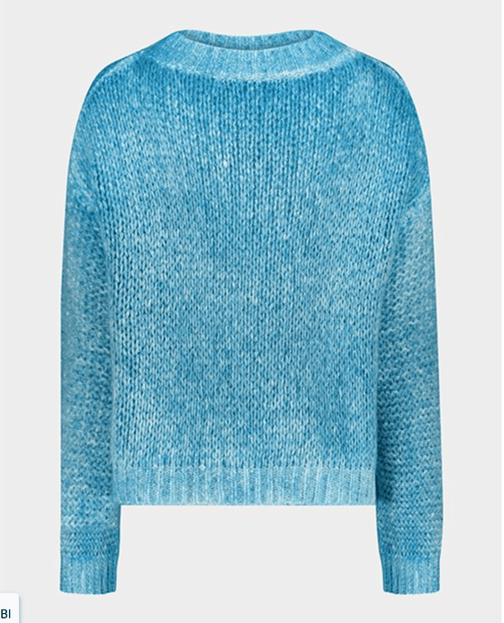 Paul & Shark Ladies - Chandail col rond de laine traitement délavé pour femme - LE CAPITAINE D'A BORD