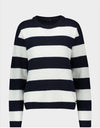 Paul & Shark Ladies - Chandail rayé col rond de laine et cachemire - LE CAPITAINE D'A BORD