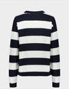 Paul & Shark Ladies - Chandail rayé col rond de laine et cachemire - LE CAPITAINE D'A BORD