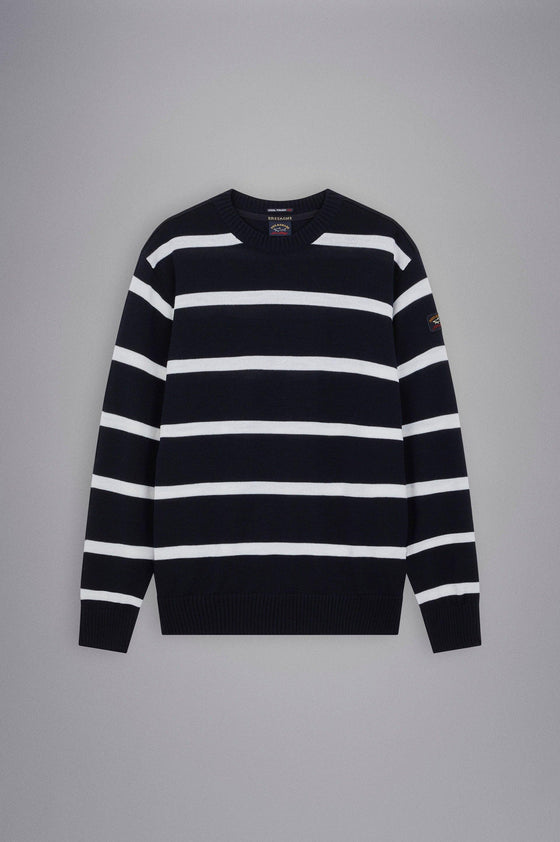 Paul & Shark Ladies - Chandail rayé de laine Bretagne - LE CAPITAINE D'A BORD