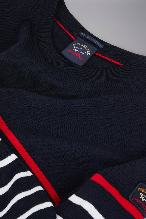 Paul & Shark Ladies - Chandail rayé de laine - LE CAPITAINE D'A BORD