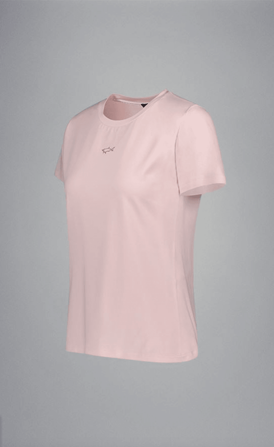 Paul & Shark Ladies - T-shirt manches courtes de coton avec requin Swarovski pour femme - LE CAPITAINE D'A BORD