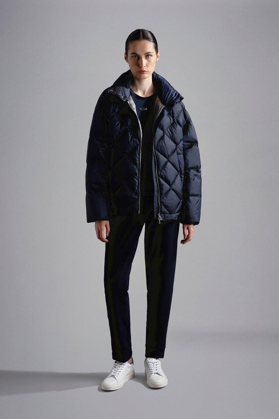 Paul & Shark Ladies - T-shirt manches longues de coton avec requin Swarovski pour femme - LE CAPITAINE D'A BORD