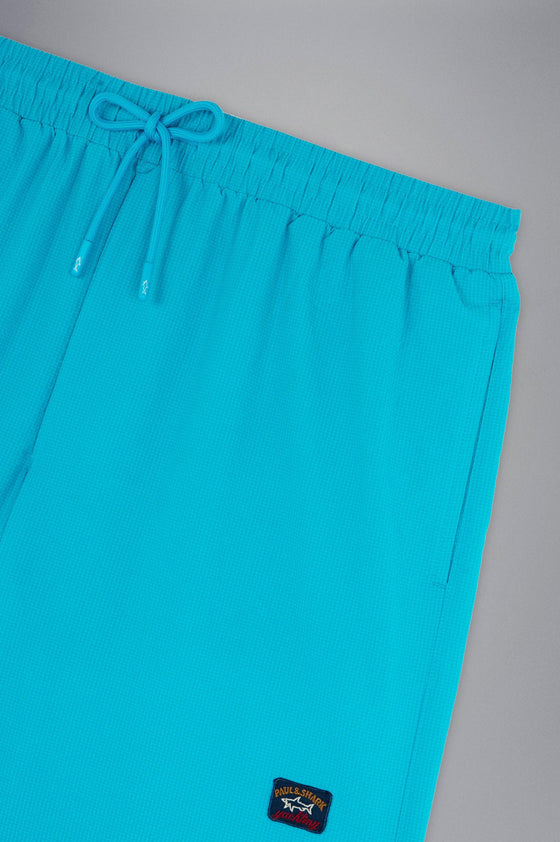 Paul & Shark - Maillot de bain seersucker avec badge - LE CAPITAINE D'A BORD