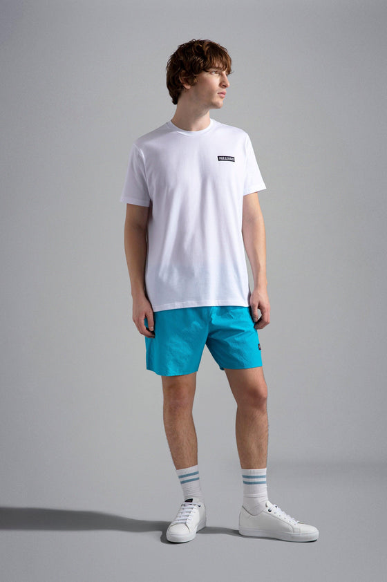 Paul & Shark - Maillot de bain seersucker avec badge - LE CAPITAINE D'A BORD