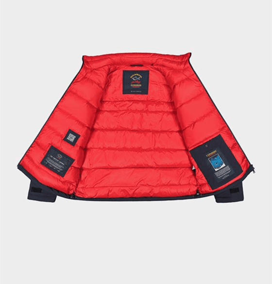 Paul & Shark - Manteau court matelassé duvet RE-4X4 Stretch avec doublure contrastée - LE CAPITAINE D'A BORD