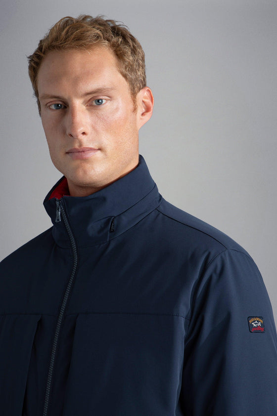 Paul & Shark - Manteau court matelassé duvet RE-4X4 Stretch avec doublure contrastée - LE CAPITAINE D'A BORD
