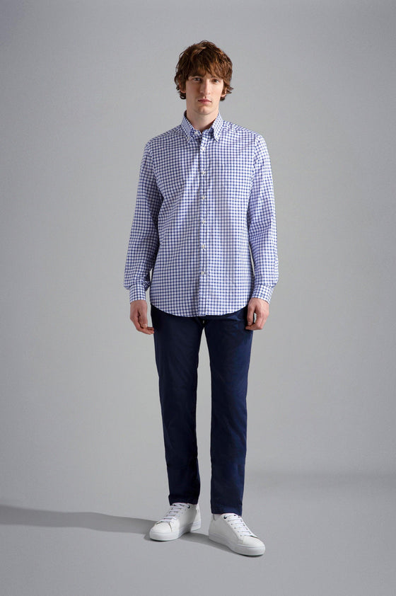 Paul & Shark - Pantalon chino de soie et coton - LE CAPITAINE D'A BORD