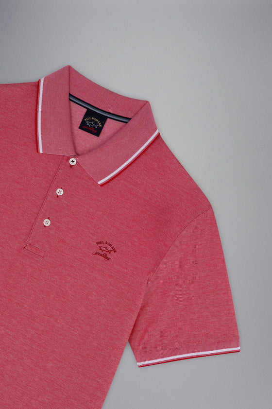 Paul & Shark - Polo manches courtes coton oxford - LE CAPITAINE D'A BORD