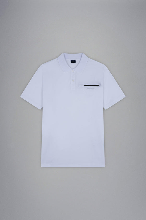 Paul & Shark - Polo manches courtes coton piqué avec poche zip - LE CAPITAINE D'A BORD