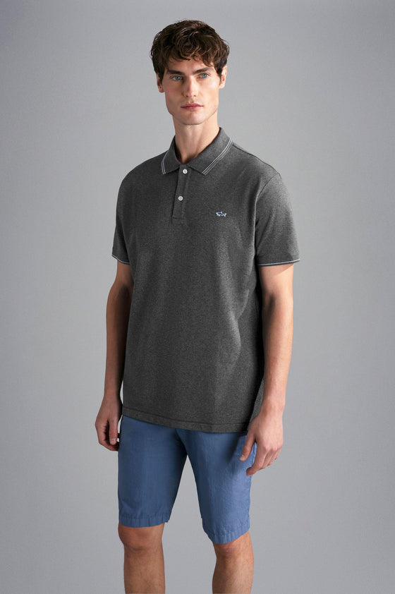 Paul & Shark - Polo manches courtes coton piqué - LE CAPITAINE D'A BORD