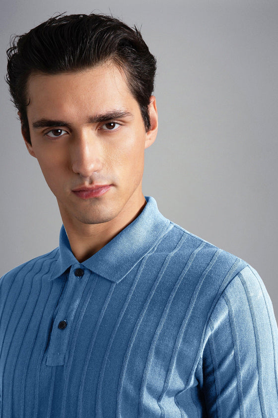 Paul & Shark - Polo manches courtes de coton Riviera - LE CAPITAINE D'A BORD