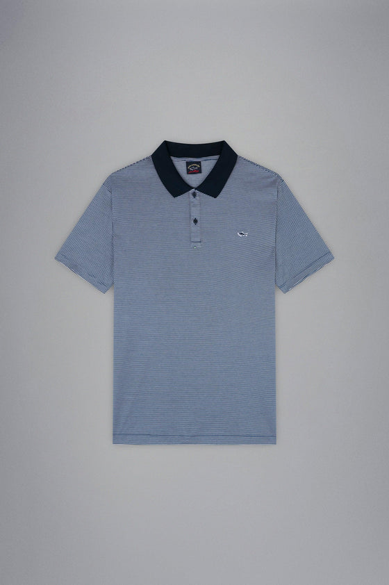 Paul & Shark - Polo rayé manches courtes coton jersey - LE CAPITAINE D'A BORD
