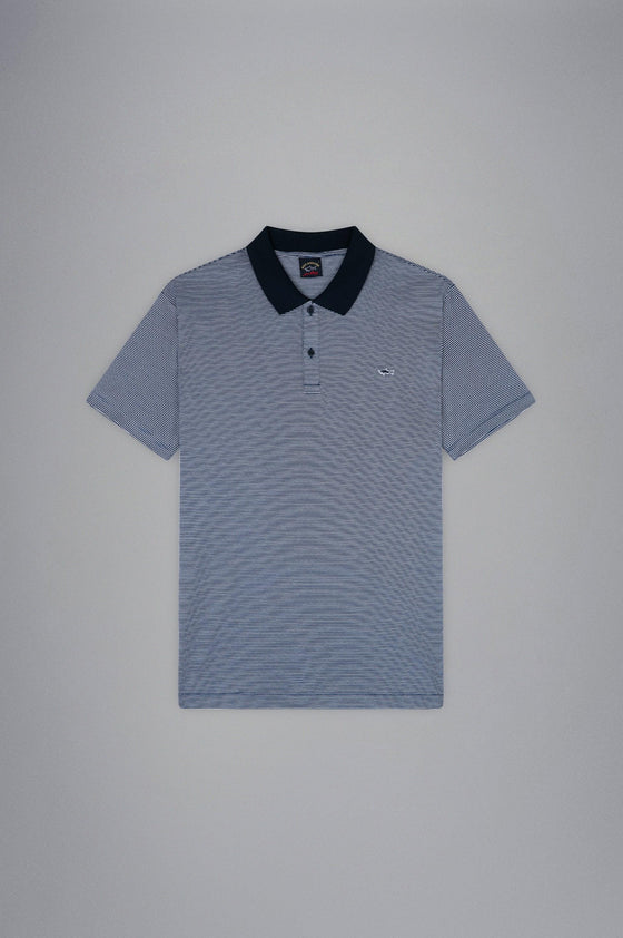 Paul & Shark - Polo rayé manches courtes coton jersey - LE CAPITAINE D'A BORD