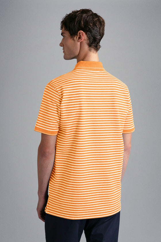 Paul & Shark - Polo rayé manches courtes coton piqué - LE CAPITAINE D'A BORD