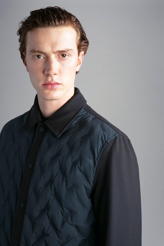 Paul & Shark - Shacket City Matelassé Re-Goose Down - LE CAPITAINE D'A BORD