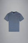 Paul & Shark - T-shirt de coton à mini-rayures - LE CAPITAINE D'A BORD