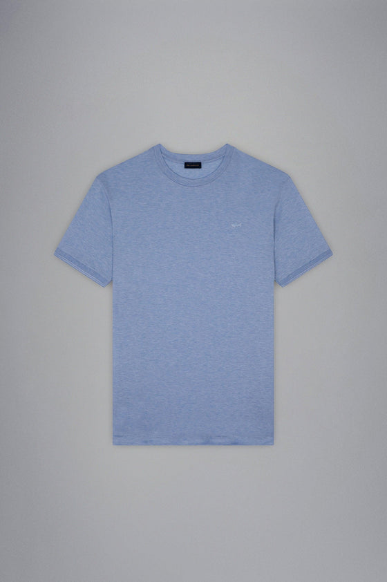 Paul & Shark - T-shirt manches courtes de coton avec badge requin - LE CAPITAINE D'A BORD