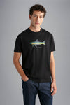 Paul & Shark - T-shirt manches courtes de coton Black Mamba "par Bixio" - LE CAPITAINE D'A BORD