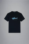 Paul & Shark - T-shirt manches courtes de coton Constellation Shark "par Bixio" - LE CAPITAINE D'A BORD