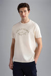 Paul & Shark - T-shirt manches courtes de coton logo doré - LE CAPITAINE D'A BORD