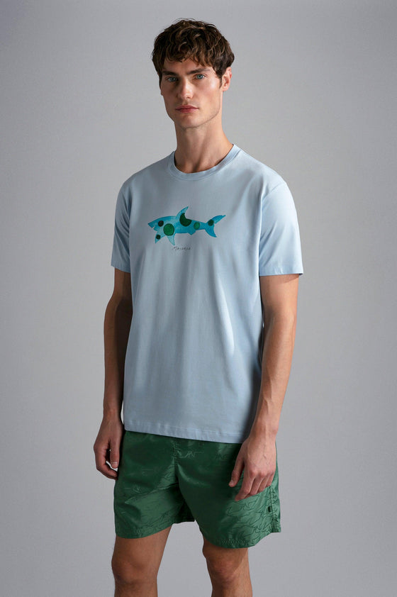 Paul & Shark - T-shirt manches courtes de coton Maiorca "par Bixio" - LE CAPITAINE D'A BORD