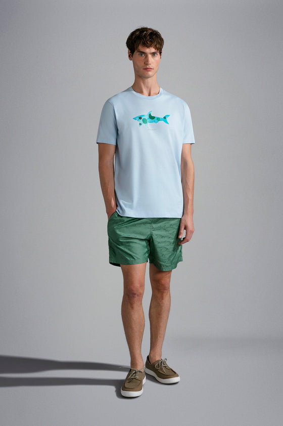 Paul & Shark - T-shirt manches courtes de coton Maiorca "par Bixio" - LE CAPITAINE D'A BORD