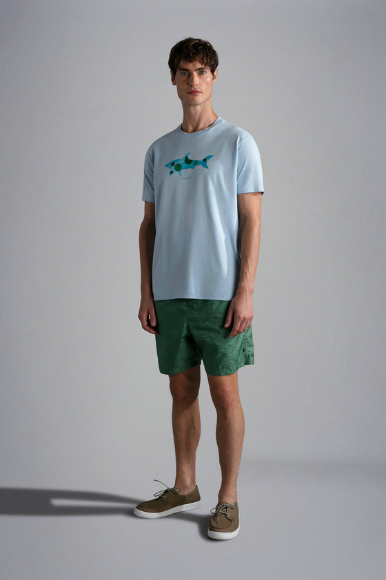 Paul & Shark - T-shirt manches courtes de coton Maiorca "par Bixio" - LE CAPITAINE D'A BORD