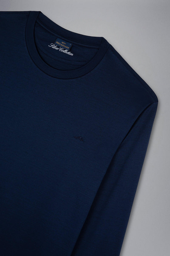 Paul & Shark - T-shirt manches longues de coton Silver Collection - LE CAPITAINE D'A BORD