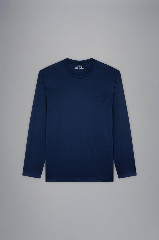 Paul & Shark - T-shirt manches longues de coton Silver Collection - LE CAPITAINE D'A BORD