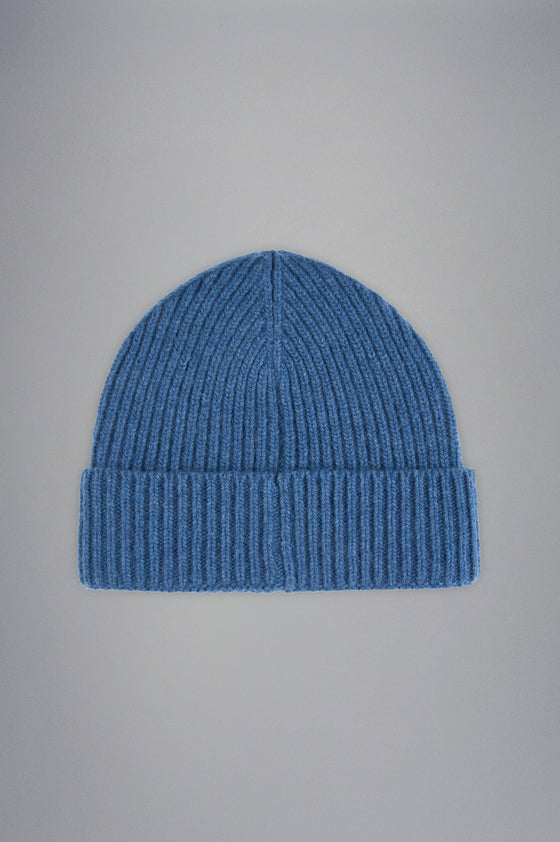 Paul & Shark - Tuque de tricot laine Re-Wool avec badge de cuir - LE CAPITAINE D'A BORD