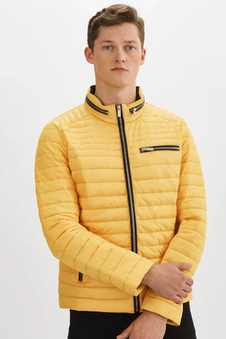 Regency - Jogger Puffer - Manteau matelassé avec cuir - LE CAPITAINE D'A BORD