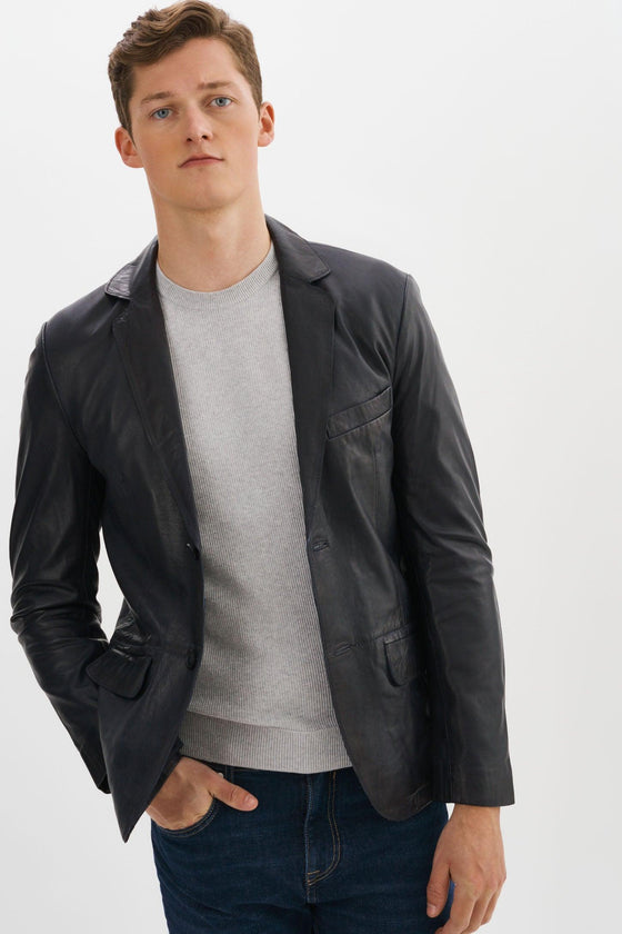 Regency - JOSHUA-N - Leather Blazer - LE CAPITAINE D'A BORD