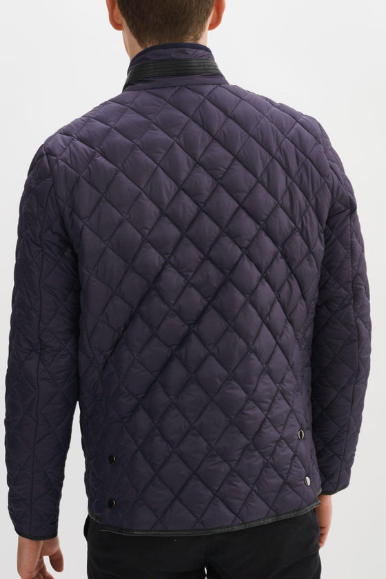 Regency - Major - Manteau matelassé avec cuir - LE CAPITAINE D'A BORD