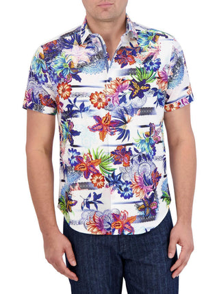 Robert Graham - Chemise manches courtes KENDARI - LE CAPITAINE D'A BORD