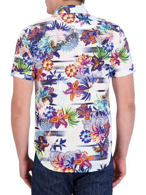 Robert Graham - Chemise manches courtes KENDARI - LE CAPITAINE D'A BORD