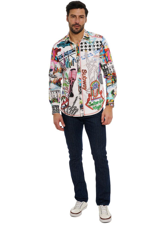 Robert Graham - Chemise SOSHARP NYC Édition Limitée - LE CAPITAINE D'A BORD