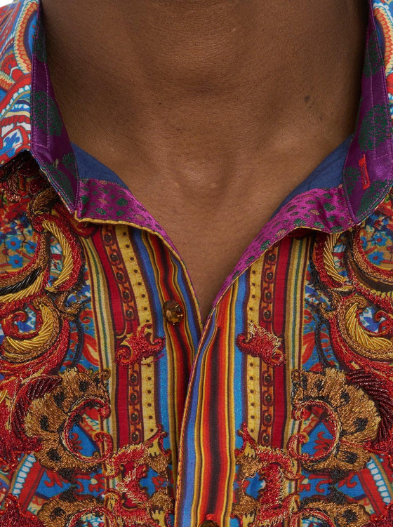 Robert Graham - Chemise The Mosaic Édition Limitée - LE CAPITAINE D'A BORD