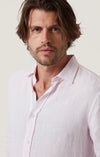 34 Heritage - Linen Chambray Shirt Pink