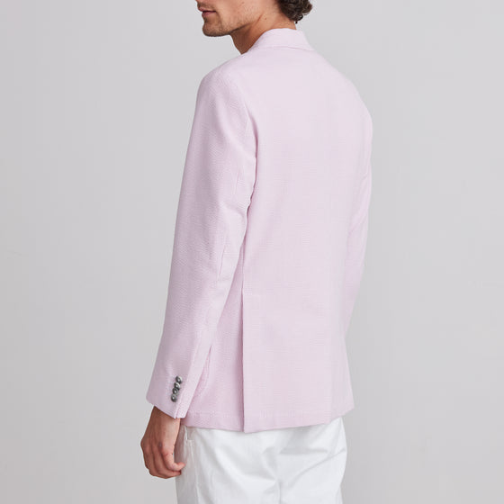 Emanuel Berg - Seersucker 2-Button D-Constructed Shirt Jacket - Rose