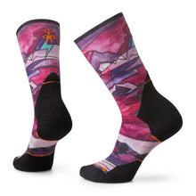  Smartwool - Women’s Athlete Edition Run Print Crew Socks - LE CAPITAINE D'A BORD