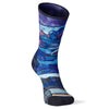 Smartwool - Women’s Athlete Edition Run Print Crew Socks - LE CAPITAINE D'A BORD