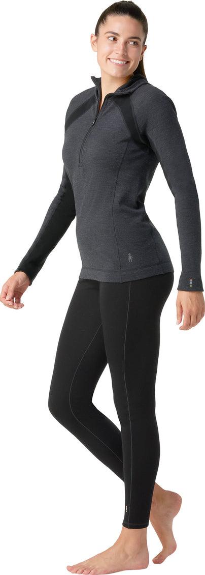 Smartwool - Women's Classic Thermal Merino Base Layer 1/2 Zip Hoodie Boxed - LE CAPITAINE D'A BORD