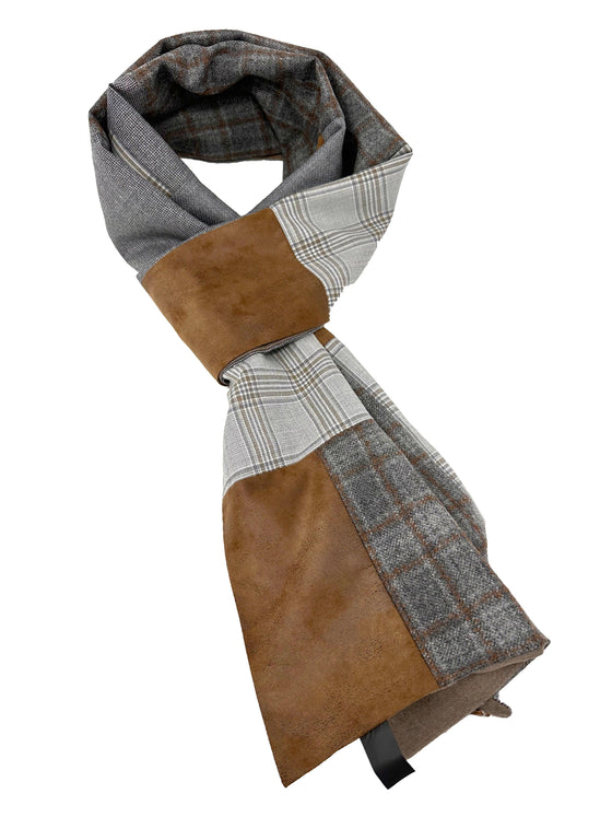 Swell Fellow - Foulard Patchwork - Tan - LE CAPITAINE D'A BORD