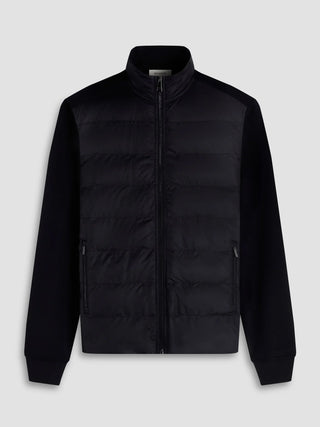 Bugatchi - Cardigan zip matelassé Soft Touch