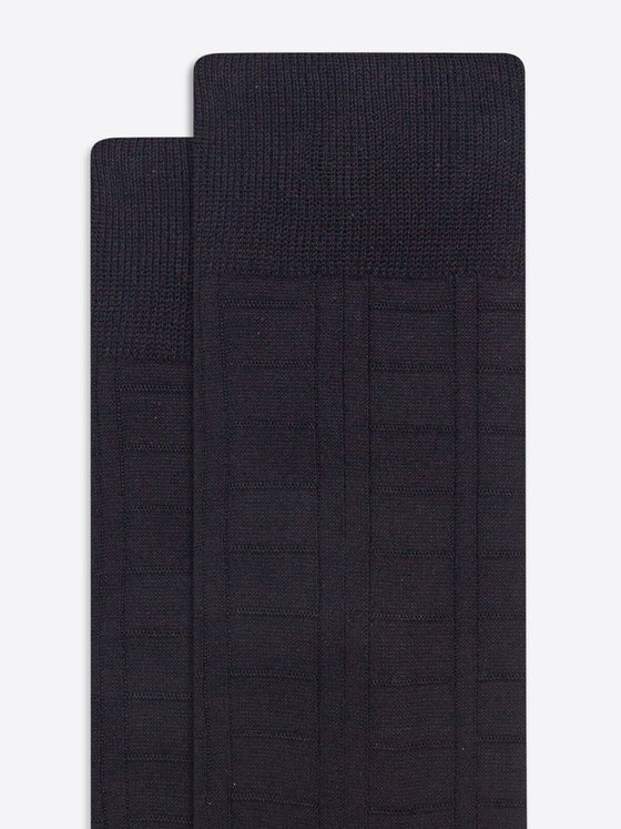 Bugatchi - Bas de coton mercerisé motif ton sur ton