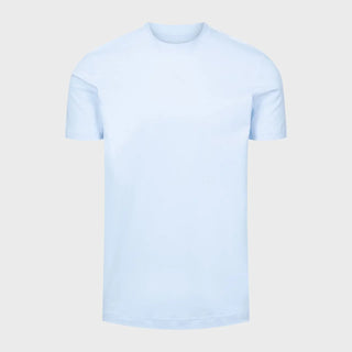 Emanuel Berg - T-Shirt manches courtes de coton 4Flex - Bleu pâle